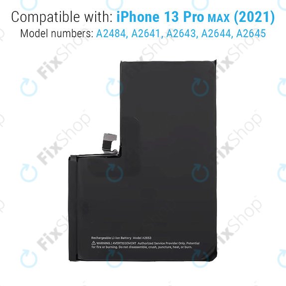 Akku Batterie für iPhone 13 Pro Max, 4352mAh