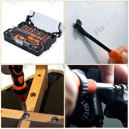 Jakemy JM-6124 - Präzisionsschraubendreher-Werkzeugsatz 48in1