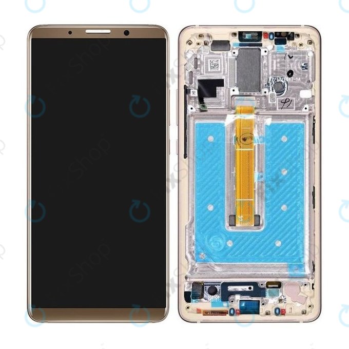 Huawei Mate 10 Pro - LCD Display + Touchscreen Front Glas + Rahmen (Mocha Brown) OLED