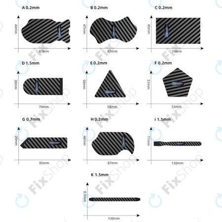 iFixes - Ultradünnes Öffnungswerkzeug aus Carbon F