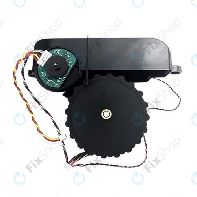 Xiaomi Mi Robot Vacuum Mop Pro (P), Viomi V2 Pro, V3 - Rad mit Motor (Rechts) (Schwarz)