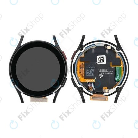 Samsung Galaxy Watch 4 40mm R865 - LCD Display + Touch Screen + Frame (Black) - GH82-28815A Genuine Service Pack