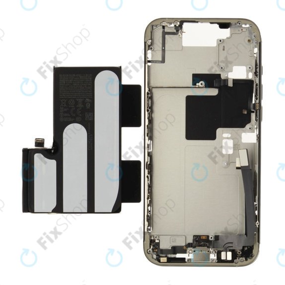 Mittelrahmen mit Batterie für iPhone 16 Pro Max | White Titanium | ZD076-00694 | Genuine Apple