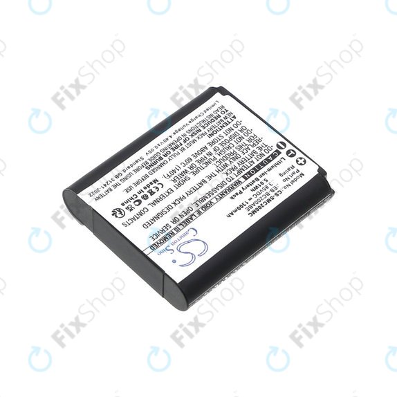Batterie für Samsung Gear 360, 1300mAh, Li-Ion, 3.85V, EB-BC200ABE, HQ