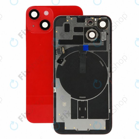 Glas der Rückabdeckung für iPhone 14, (PRODUCT)RED, Pulled A