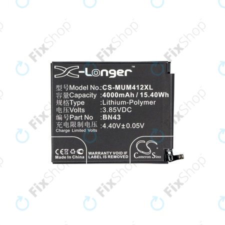 Xiaomi Redmi Note 4X - Akku Batterie BN43 4000mAh HQ
