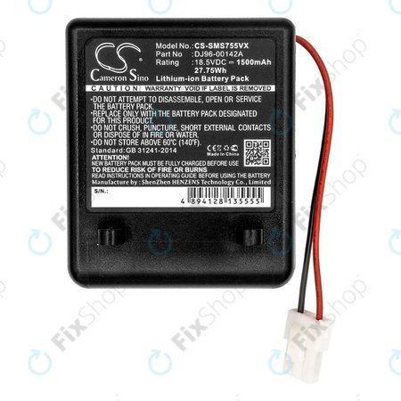Samsung SS7550, SS7555, SSR200 - Akku Batterie DJ96-00142A Lio-Ion 18.5V 1500mAh HQ