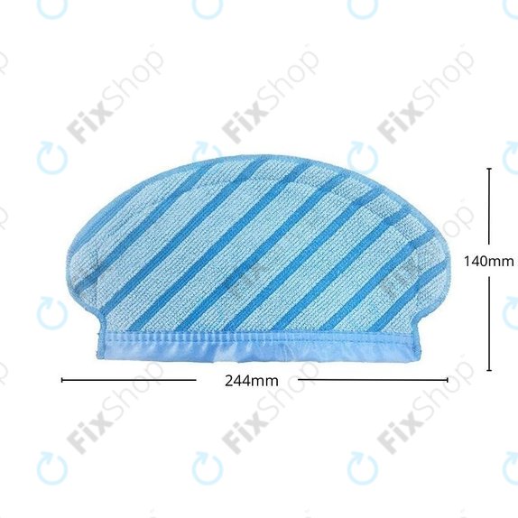 Wischtuch, 2 Stk., Mikrofaser für Ecovacs Deebot N7, Ozmo-series, T5, T5 Max