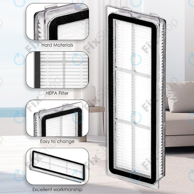 HEPA-Filter, 2 Stk. für Xiaomi Dreame L10s Pro Gen2, D10s Plus Gen2, L10s Ultra