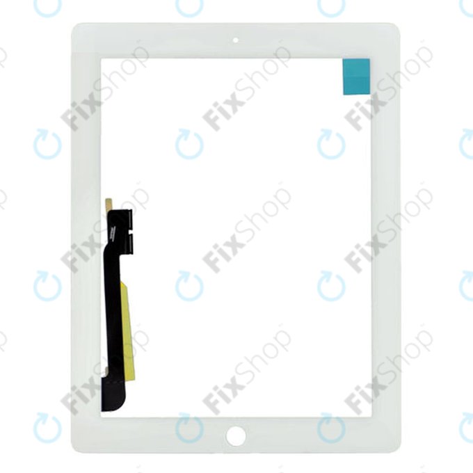 Apple iPad 3, iPad 4 - Touchscreen Front Glas (White)