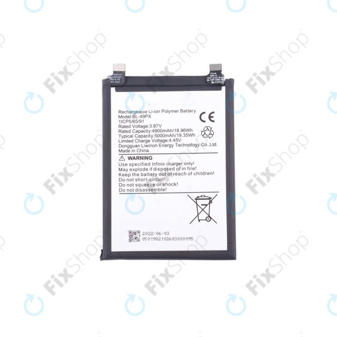 Infinix Hot 30 5G X6832 - Akku Batterie 6000mAh