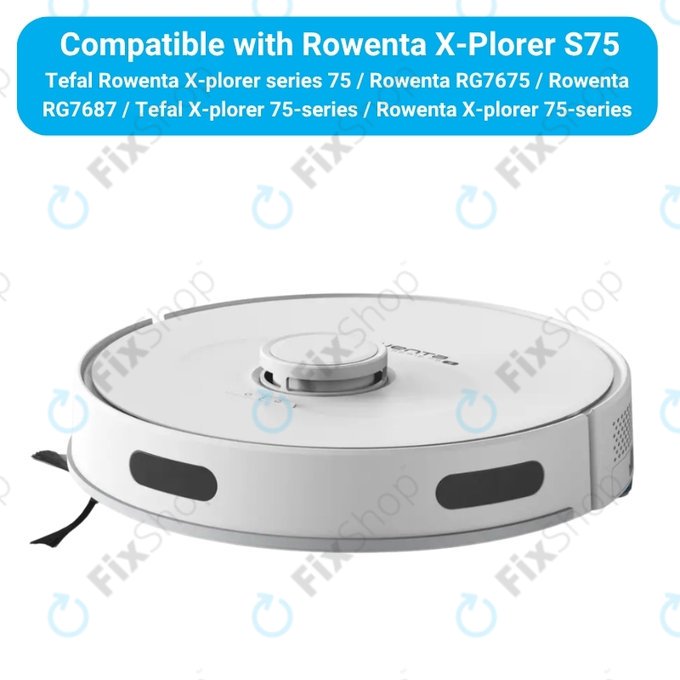 Ersatzteilset für Rowenta X-Plorer S75 (2x Hauptbürste, 4x Filter, 4x Seitenbürste, 4x Wischtuch)