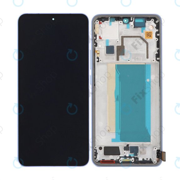 Xiaomi 13T, 13T Pro - LCD Display + Touchscreen Front Glas + Rahmen (Alpine Blue) OLED