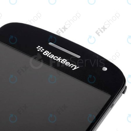 Blackberry Bold Touch 9900 - LCD Display + Touchscreen Front Glas + Rahmen Verzia 002 (Black) TFT