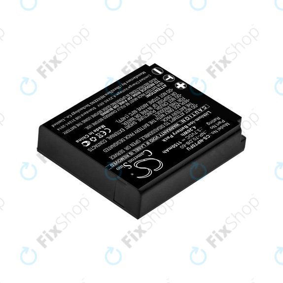 Akku batterie für Panasonic Lumix DMC-FX01, 1150mAh, Li-Ion, 3.7V, CGA-S005, HQ