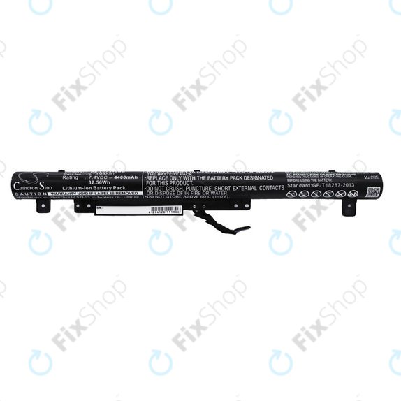 Akku batterie für Lenovo Flex 2 14, 15, 4400mAh, Li-Ion, 7.4V, L13M4A61, HQ
