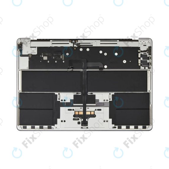 Oberer Tastaturrahmen für MacBook Air 15", A3114 (2024), mit US-Tastatur und Akku, Silver, 661-40267, Genuine Apple