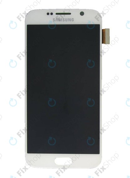 Samsung Galaxy S6 G920F - LCD Display + Touchscreen Front Glas (White Pearl) - GH97-17260B Genuine Service Pack