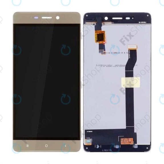 Xiaomi Redmi 4 - LCD Display + Touchscreen Front Glas (Gold) TFT
