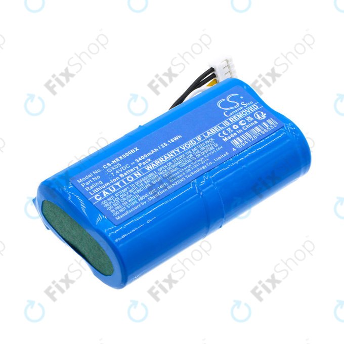 Batterie für NEXGO N86, 3400mAh, Li-Ion, 7.4V, GX05, HQ