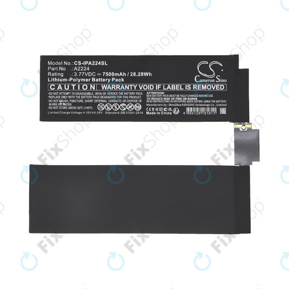Apple iPad Pro 11.0 (2nd Gen 2020) - Akku Batterie A2224 7500mAh HQ