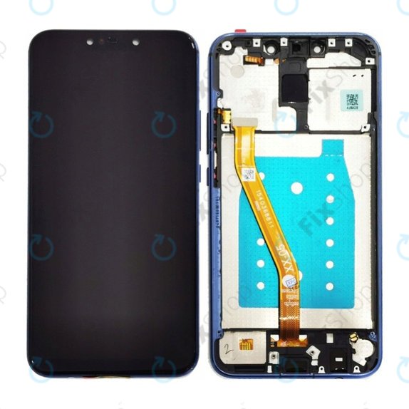 Huawei Mate 20 Lite - LCD Display + Touchscreen Front Glas + Rahmen (Black) TFT