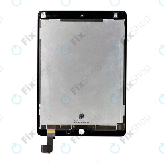 LCD-Display für iPad Air 2, Black, Touchscreen-Glas ohne Rahmen, Refurbished