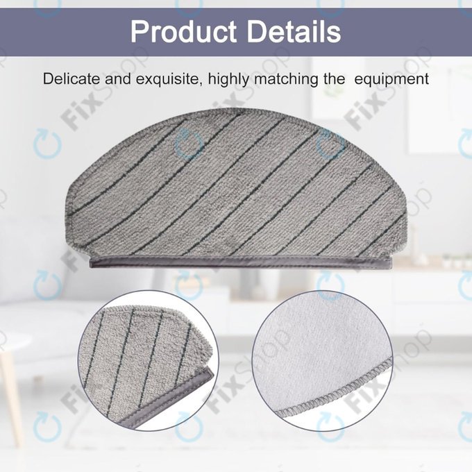 Wischtuch, 2 Stk. für Ecovacs Deebot N20, N20 Plus, N20 Pro Plus