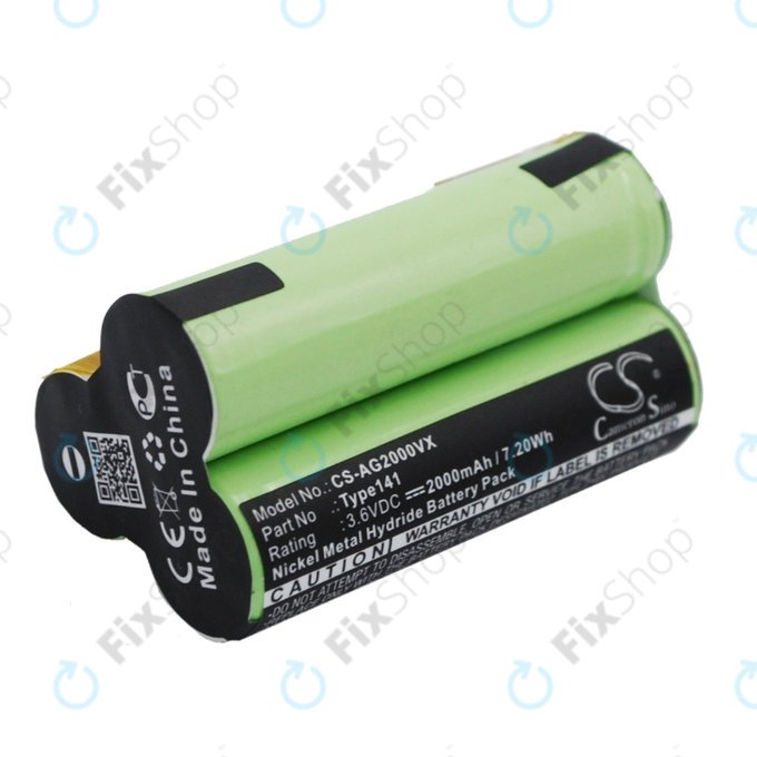 AEG Electrolux Junior 2.0 - Akku Batterie Type141 Ni-MH 3.6V 2000mAh HQ