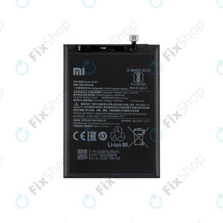Xiaomi Redmi 8, 8A - Akku Batterie BN51 5000mAh - 46BN51W02093 Genuine Service Pack