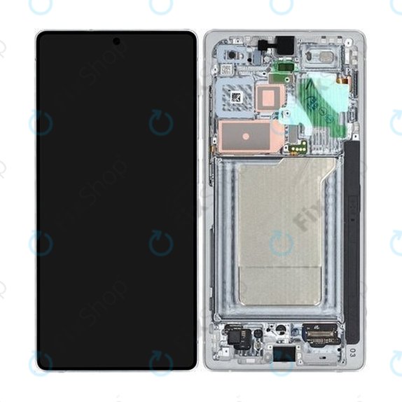 Samsung Galaxy S25 Ultra - LCD Display + Touchscreen Front Glas + Rahmen (Titanium Silverblue) - GH82-36387C Genuine Service Pack