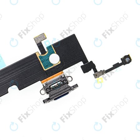 Apple iPhone XS Max - Ladestecker Ladebuchse + Flex Kabel (Space Gray)