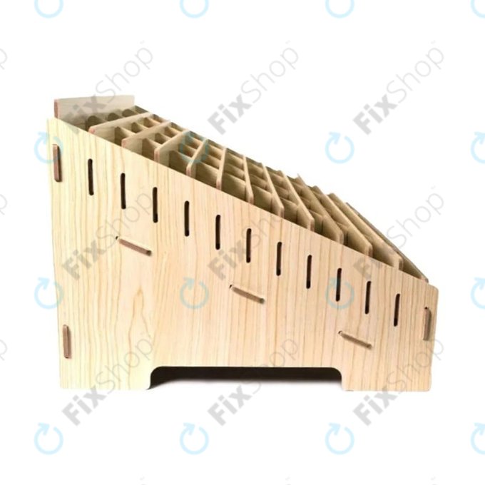 Universeller Holzständer / Organizer für Telefone mit 48 Fächern