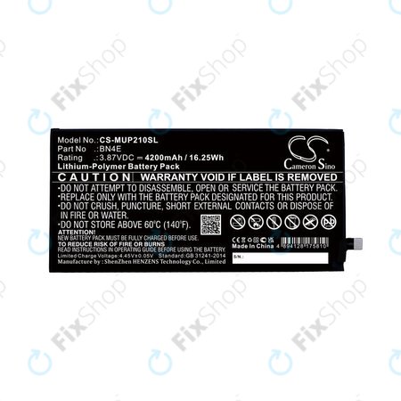 Xiaomi Mi Pad 5 - Akku Batterie BN4E 4200mAh HQ