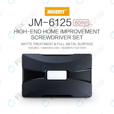 Jakemy JM-6125 - High-End Heimwerker-Schraubendreher-Set 60in1