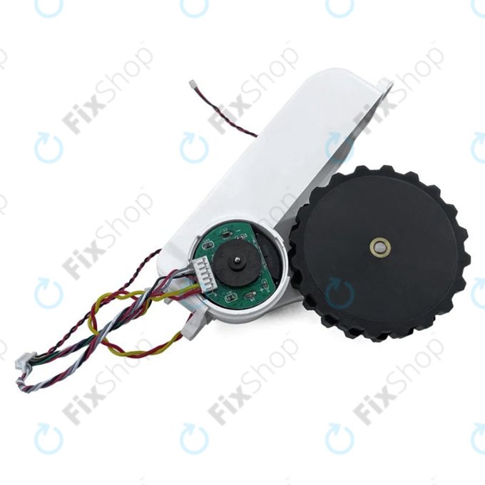 Xiaomi Mi Robot Vacuum Mop Pro (P), Viomi V2 Pro, V3 - Rad mit Motor (Links) (Weiß)