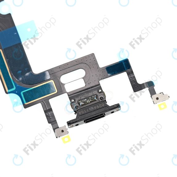 Apple iPhone XR - Ladestecker Ladebuchse + Flex Kabel (Black)