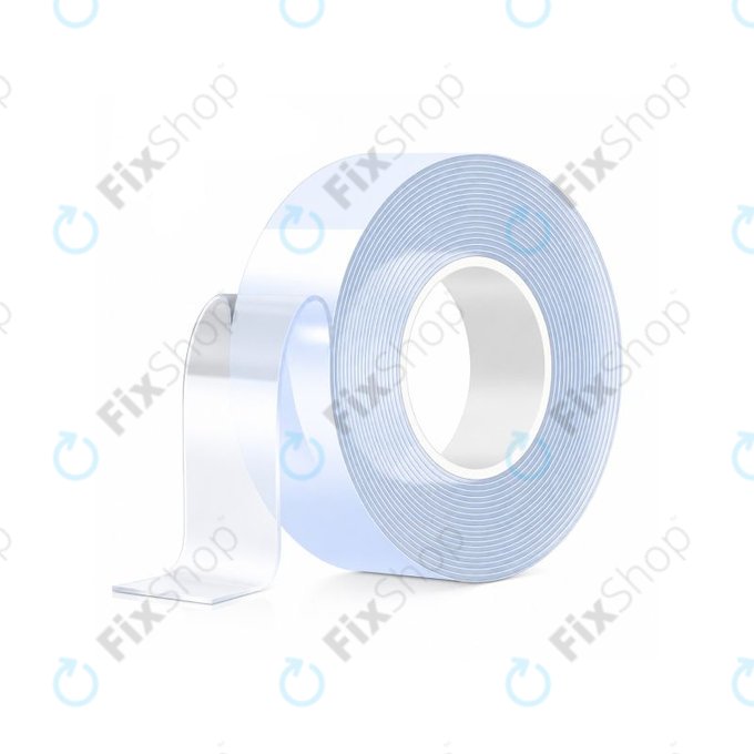 Doppelseitiges wasserfestes Klebeband, 20mm x 5m x 2mm, transparent