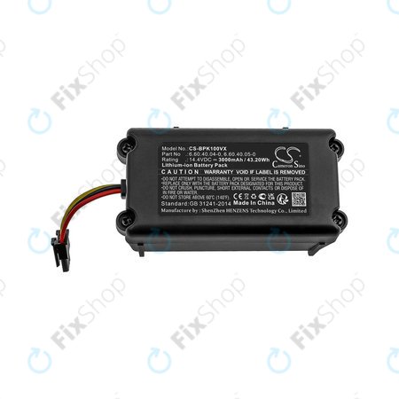 Akku batterie für Sencor SRV 9250, SRV 8250, SRV 6250, SRV 4250, Blaupunkt XSMART, SRX 1002, Li-ion, 14.4V, 3000mAh, HQ