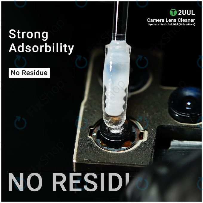 Kamera-Linsenreinigungssticks aus Kunstharz, 2UUL CL21, 48 Stk./Packung