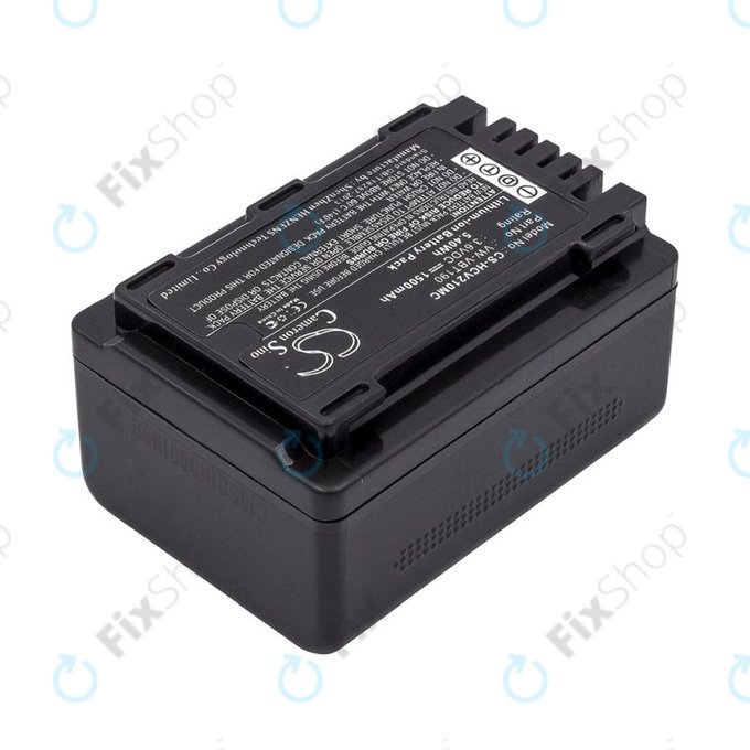 Akku batterie für Panasonic HC-V210, 1500mAh, Li-Ion, 3.6V, VW-VBT190, HQ