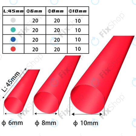 2UUL - Vorgeschnittener Schrumpfschlauchsatz (200Stk.)