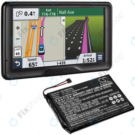 Batterie für Garmin Nüvi 2757, 1500mAh, Li-Ion, 3.7V, 361-00066-00, HQ