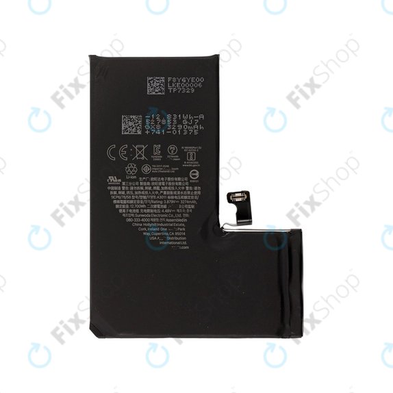 Akku Batterie für iPhone 15 Pro, 3274mAh, A3011