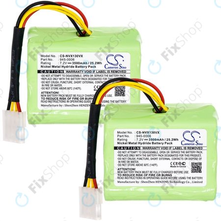 Vorwerk Kobold VX100 - Batteriepack 945-0006 Ni-MH 7.2V 3500mAh HQ