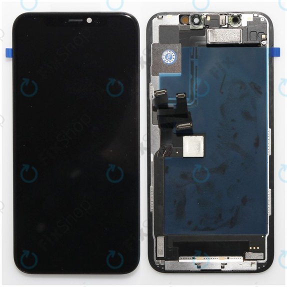 Apple iPhone 11 Pro Max - LCD Display + Touchscreen Front Glas + Rahmen - 661-14099 Genuine Service Pack