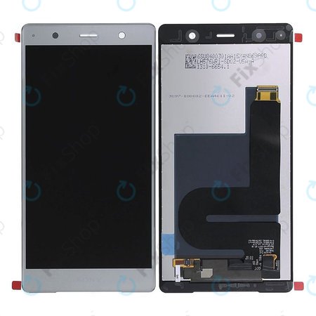 Sony Xperia XZ2 Premium - LCD Display + Touchscreen Front Glas (Chrome Silver) - 1310-6654 Genuine Service Pack