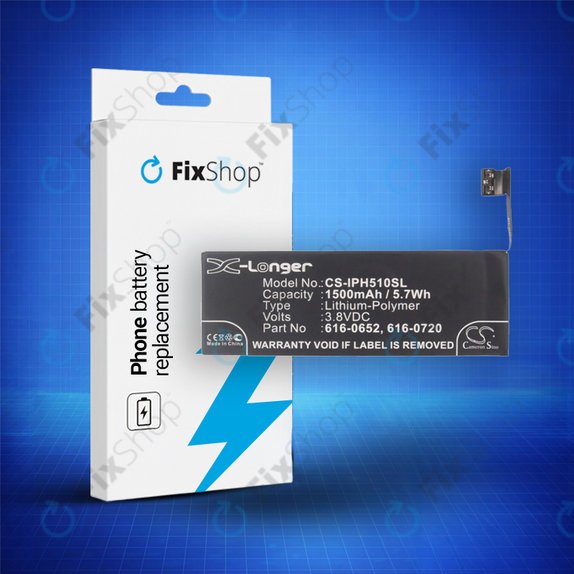 Apple iPhone 5S, 5C - Akku Batterie 616-0652, 616-0720 1500mAh HQ