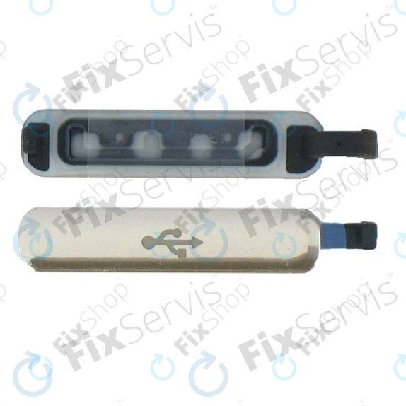 Samsung Galaxy S5 G900F - Abdeckung für USB-Ladeanschluss (Silver) - GH98-32941A Genuine Service Pack