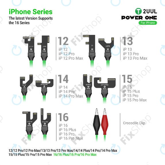 One-Click Netzkabel, 2UUL PW09, für iPhone 12-16 Pro Max